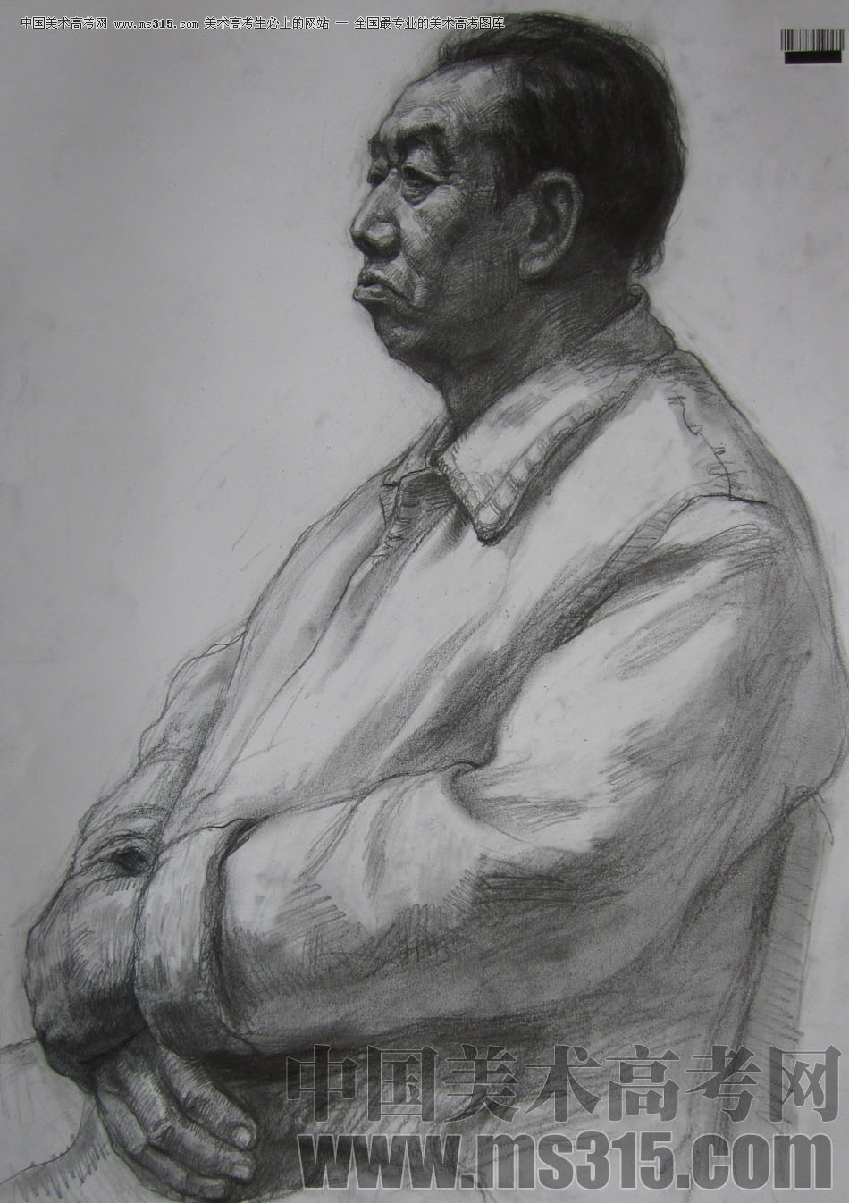 2009年中国美术学院绘画类素描优秀试卷65