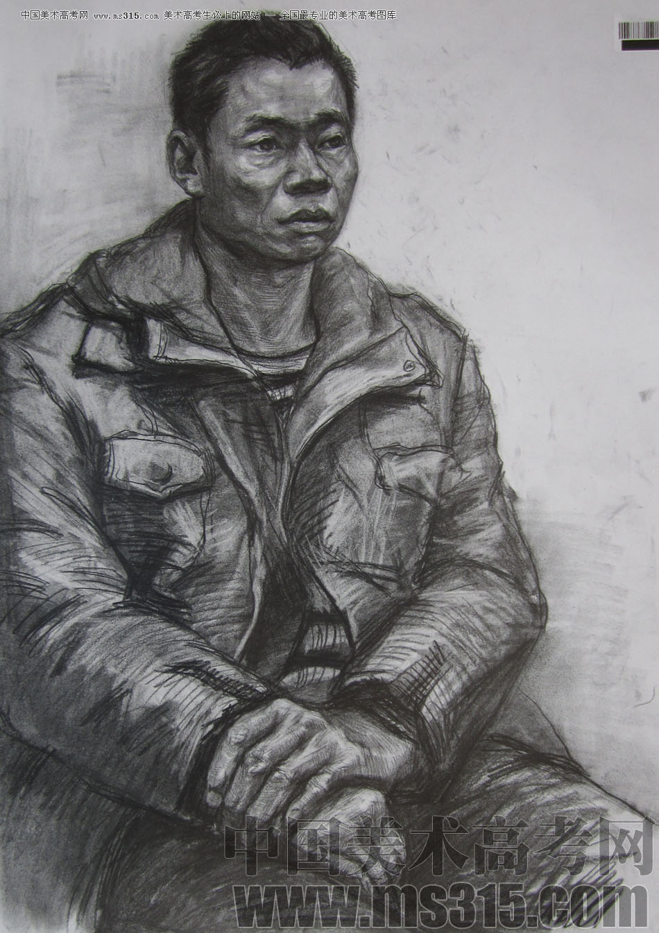 2009年中国美术学院绘画类素描优秀试卷66