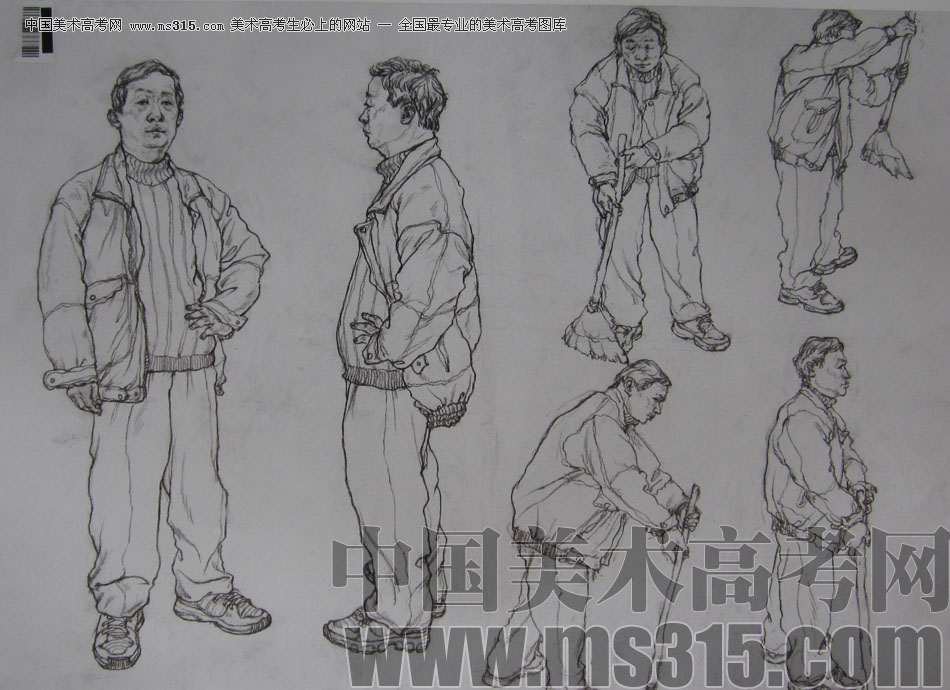 2009年中国美术学院中国画优秀试卷4（人物）