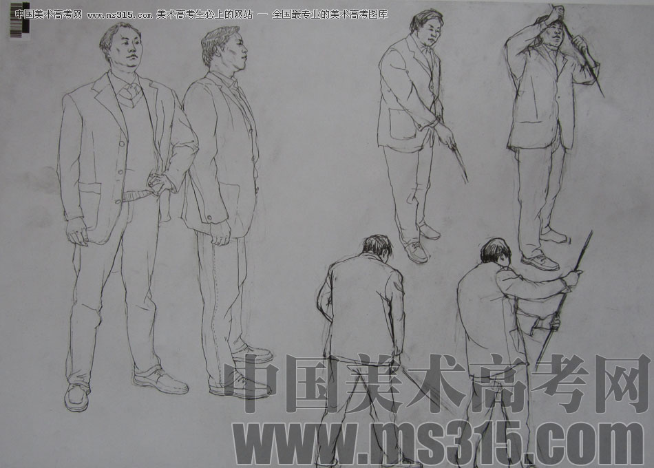 2009年中国美术学院中国画优秀试卷8（人物）
