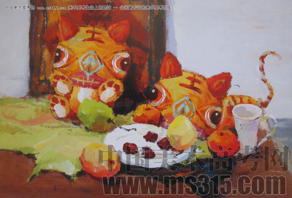 2010年清华大学美术学院色彩高分试卷3（设计）