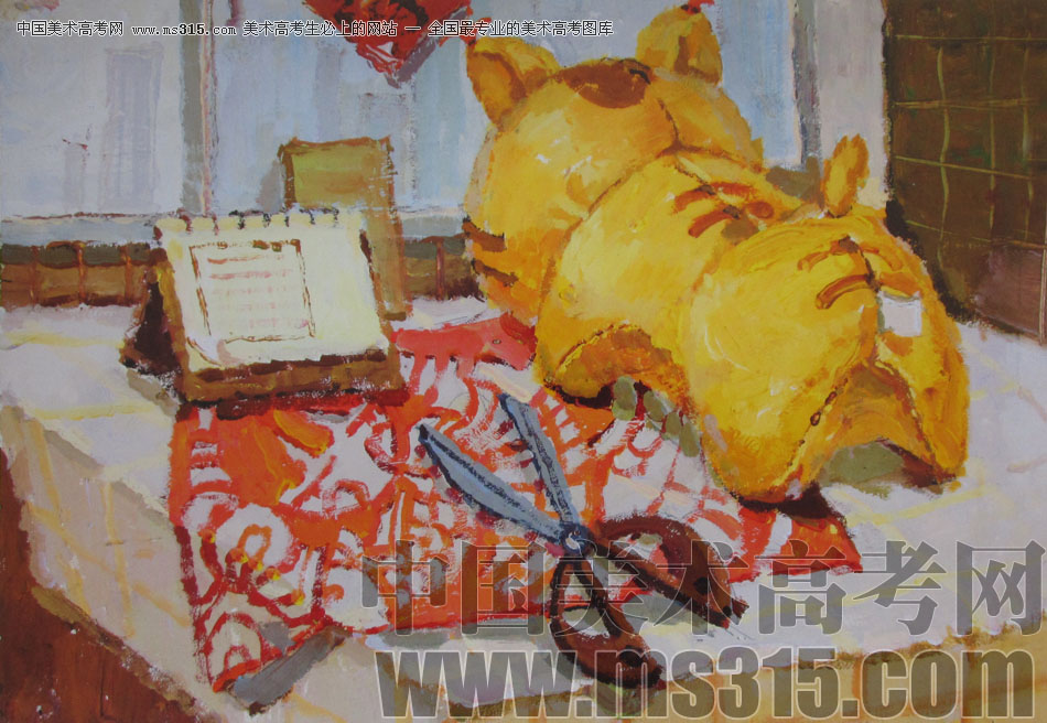 2010年清华大学美术学院色彩高分试卷4（设计）