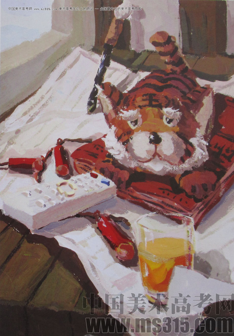 2010年清华大学美术学院色彩高分试卷6（设计）