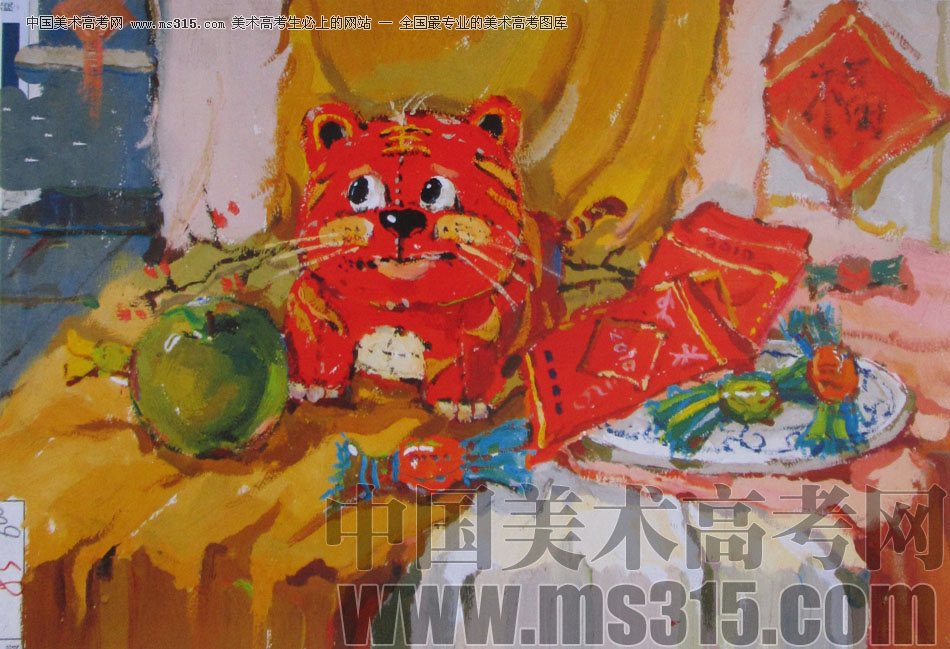 2010年清华大学美术学院色彩高分试卷10（设计）
