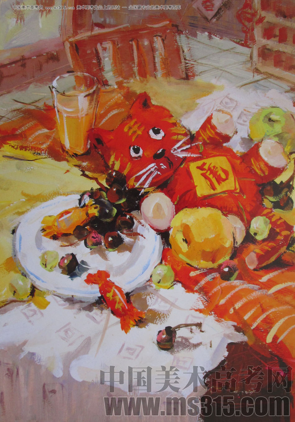 2010年清华大学美术学院色彩高分试卷11（设计）