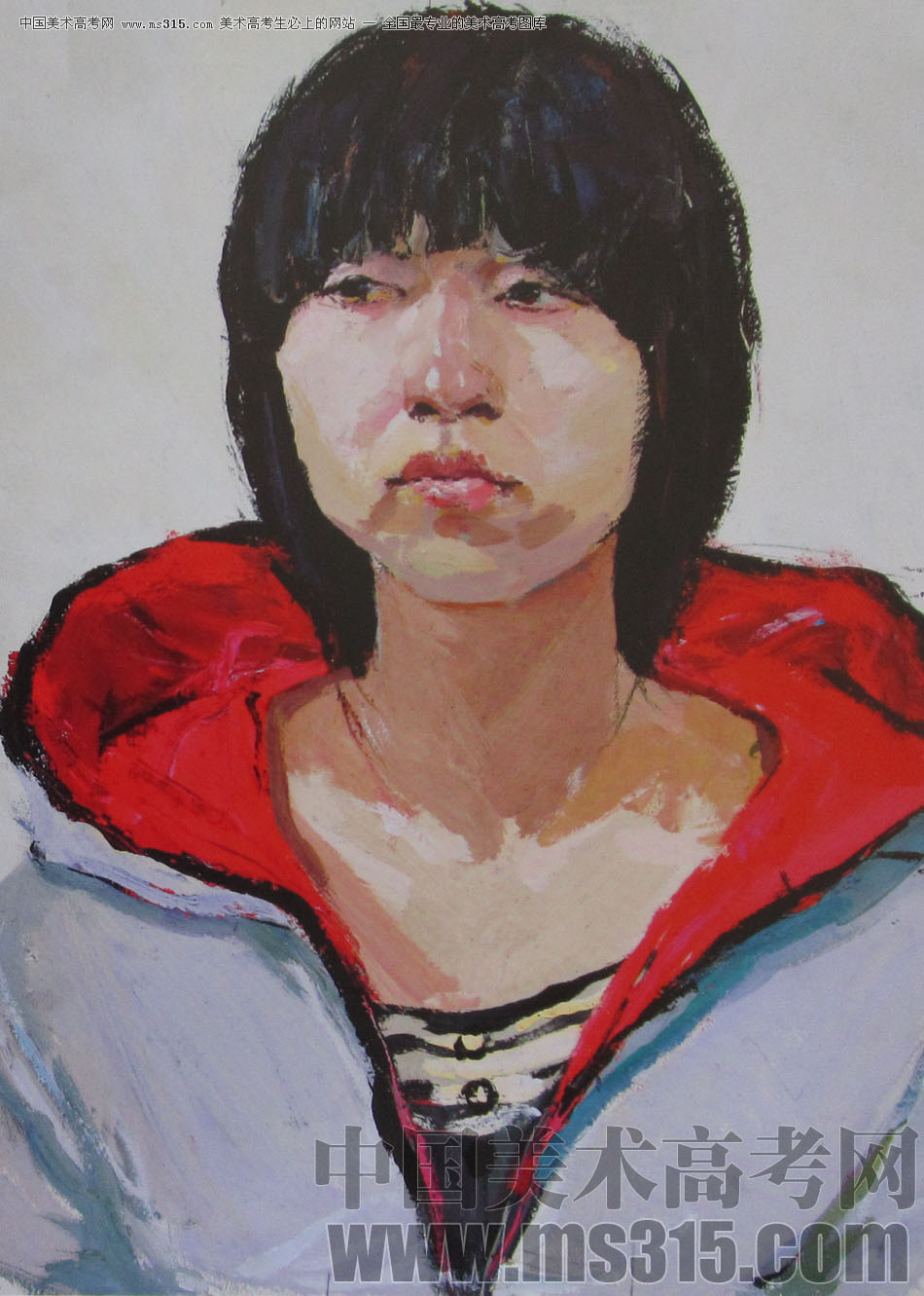 2010年清华大学美术学院色彩高分试卷24（造型）
