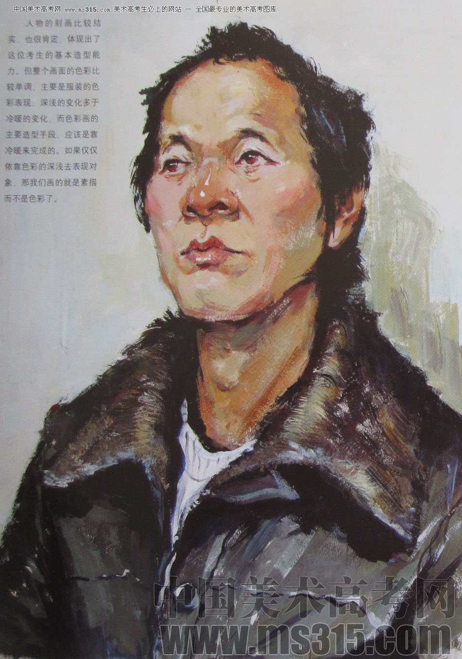 2010年清华大学美术学院色彩高分试卷25（造型）