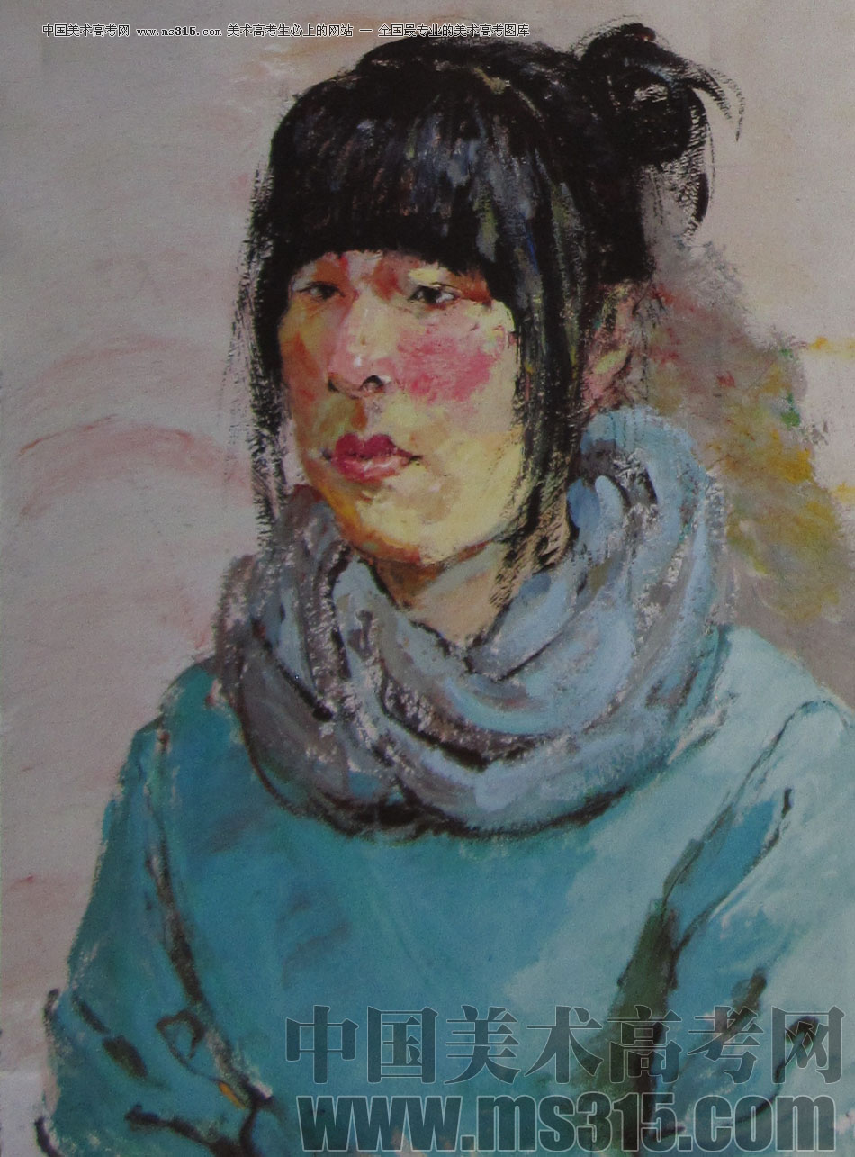 2010年清华大学美术学院色彩高分试卷44（造型）
