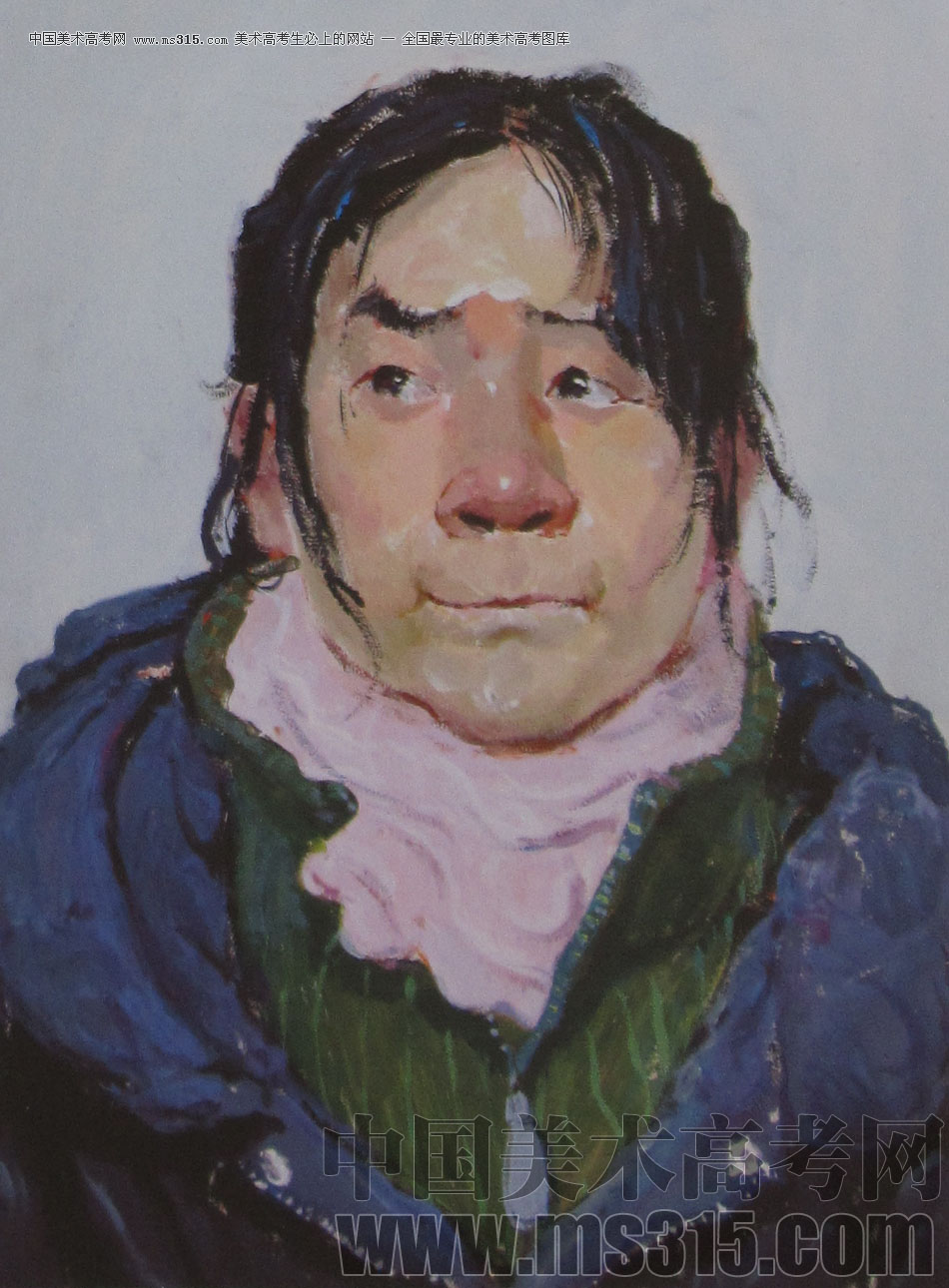 2010年清华大学美术学院色彩高分试卷45（造型）