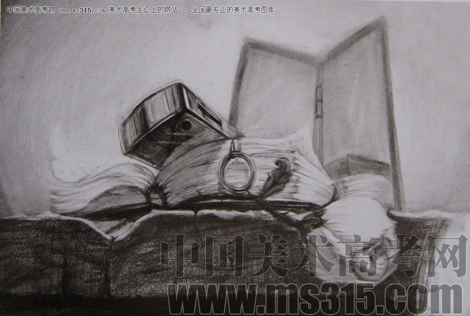 2010年清华大学美术学院素描高分试卷2（设计）
