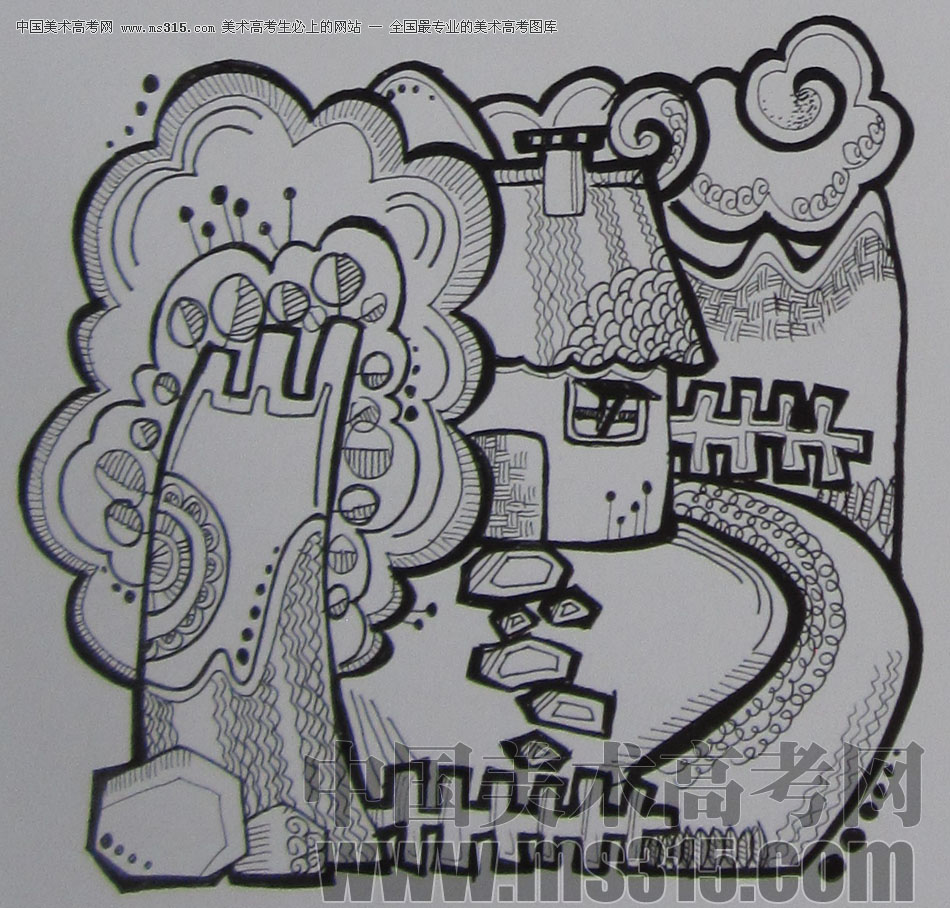 2010年江南大学设计基础（图案）优秀试卷31