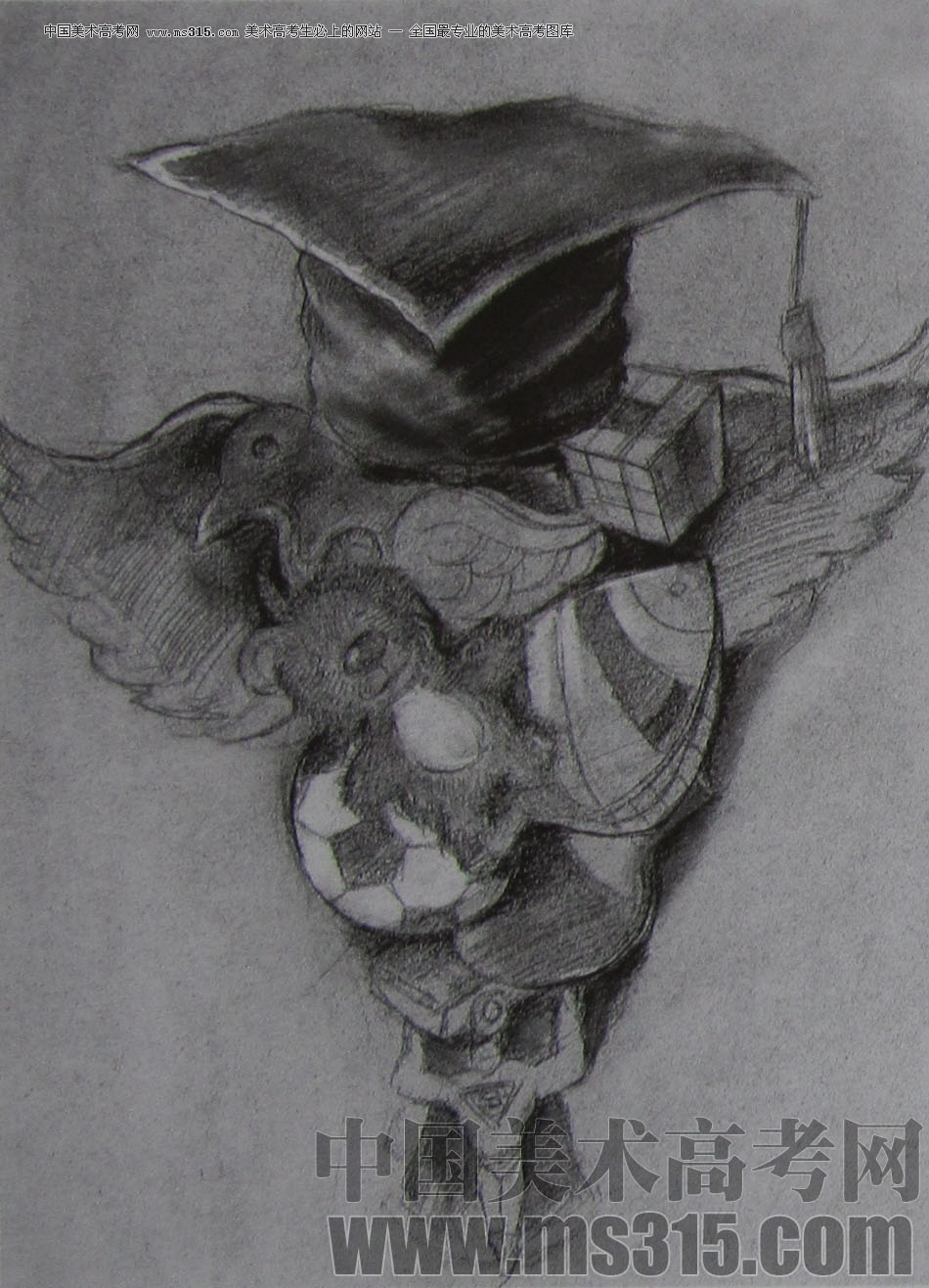 2010年江南大学素描优秀试卷3