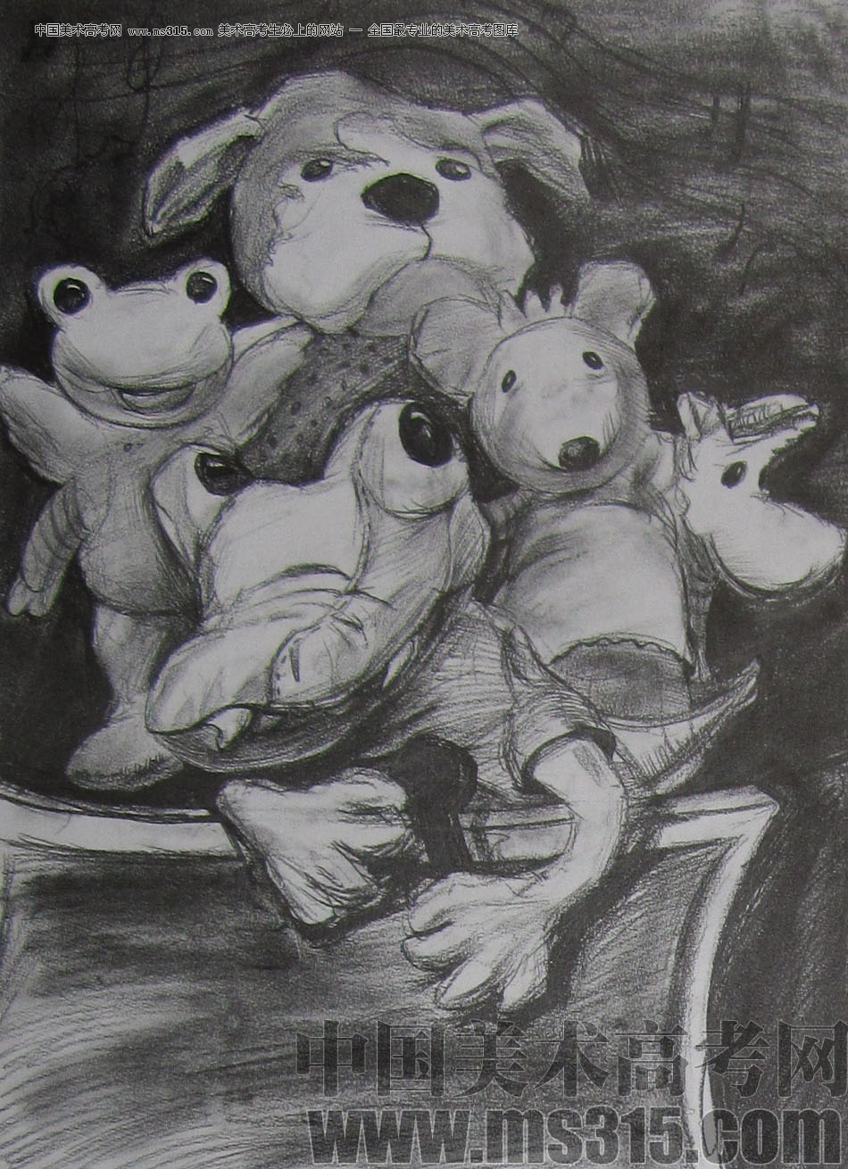 2010年江南大学素描优秀试卷5