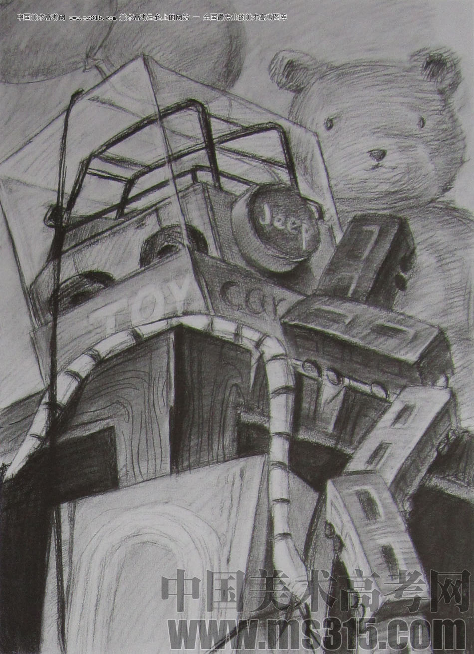2010年江南大学素描优秀试卷6