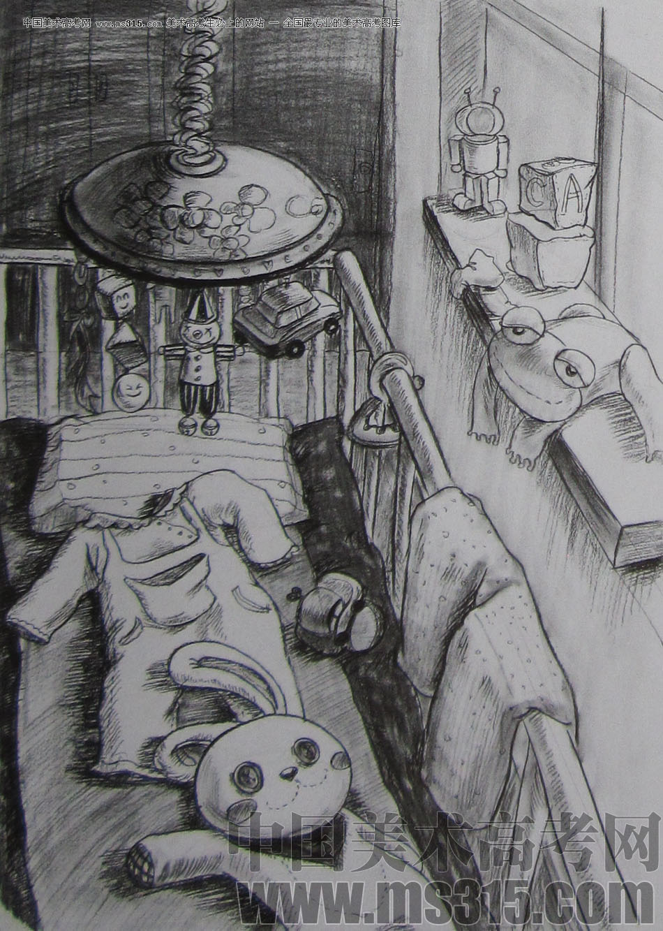 2010年江南大学素描优秀试卷7