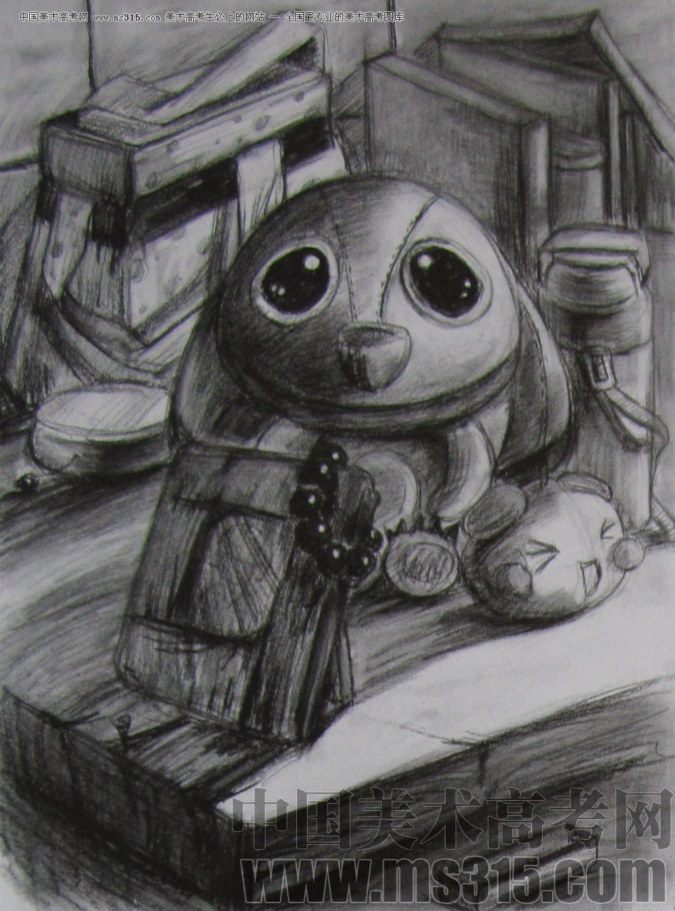 2010年江南大学素描优秀试卷9