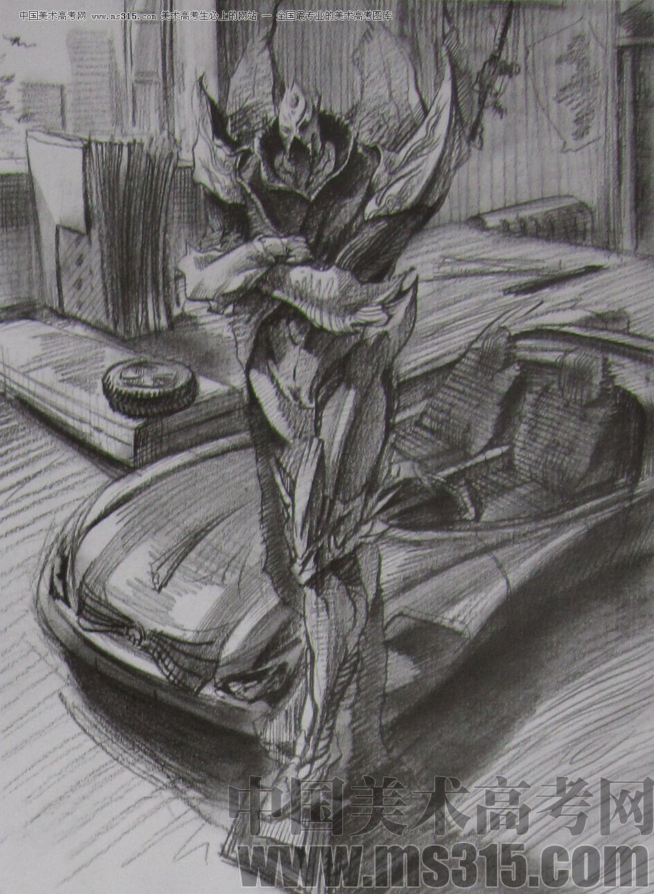 2010年江南大学素描优秀试卷10