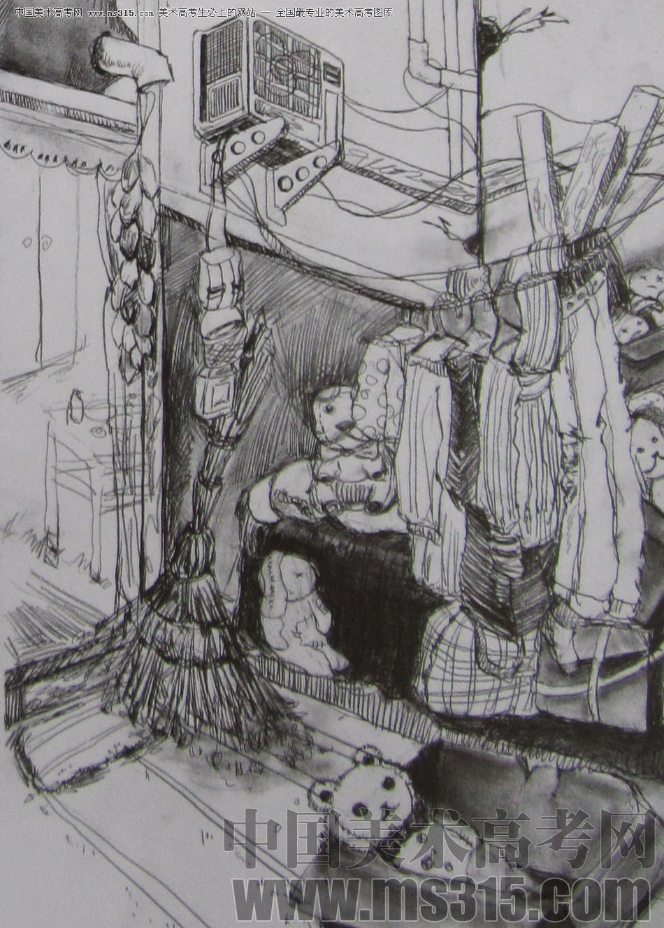 2010年江南大学素描优秀试卷12