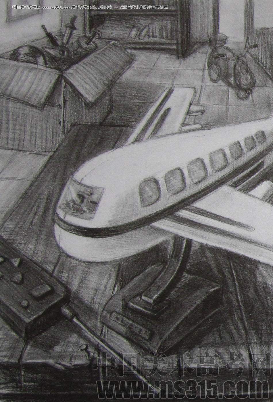 2010年江南大学素描优秀试卷13