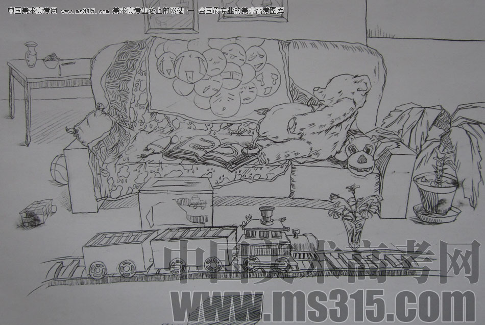 2010年江南大学素描优秀试卷16