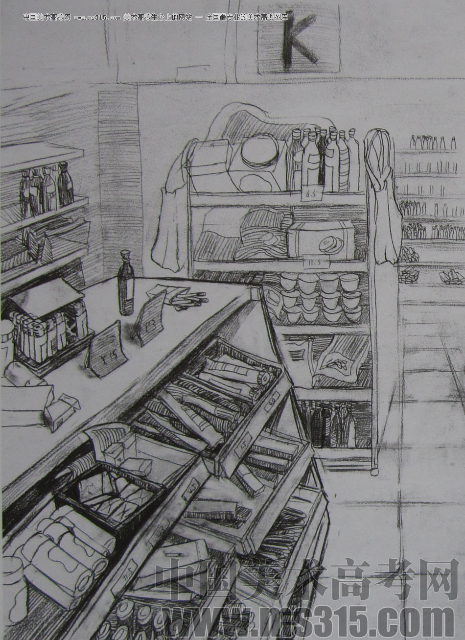 2010年江南大学素描优秀试卷20