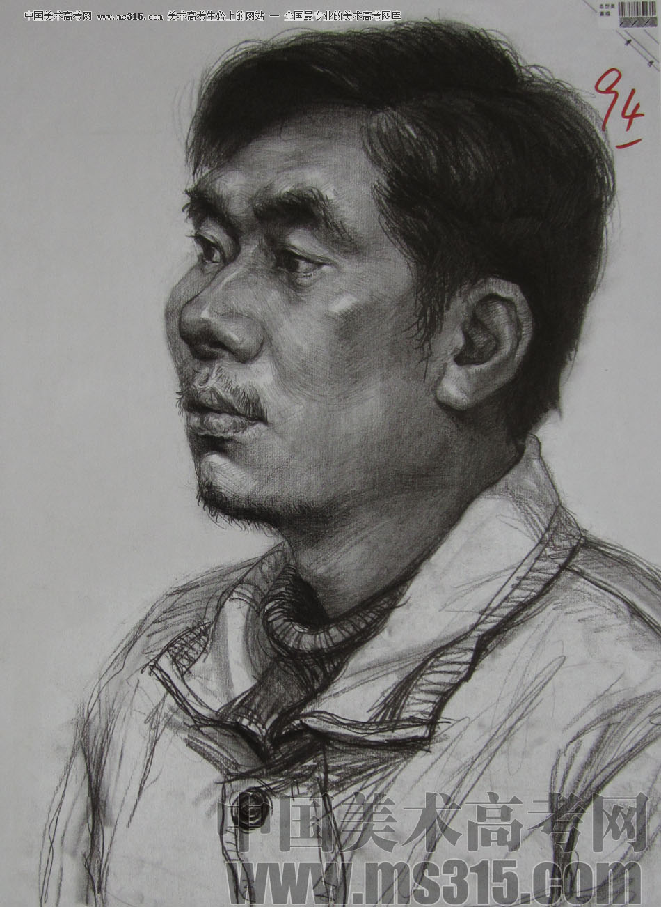 2010年四川美术学院素描优秀试卷7