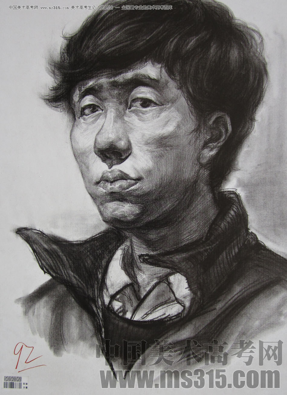 2010年四川美术学院素描优秀试卷9