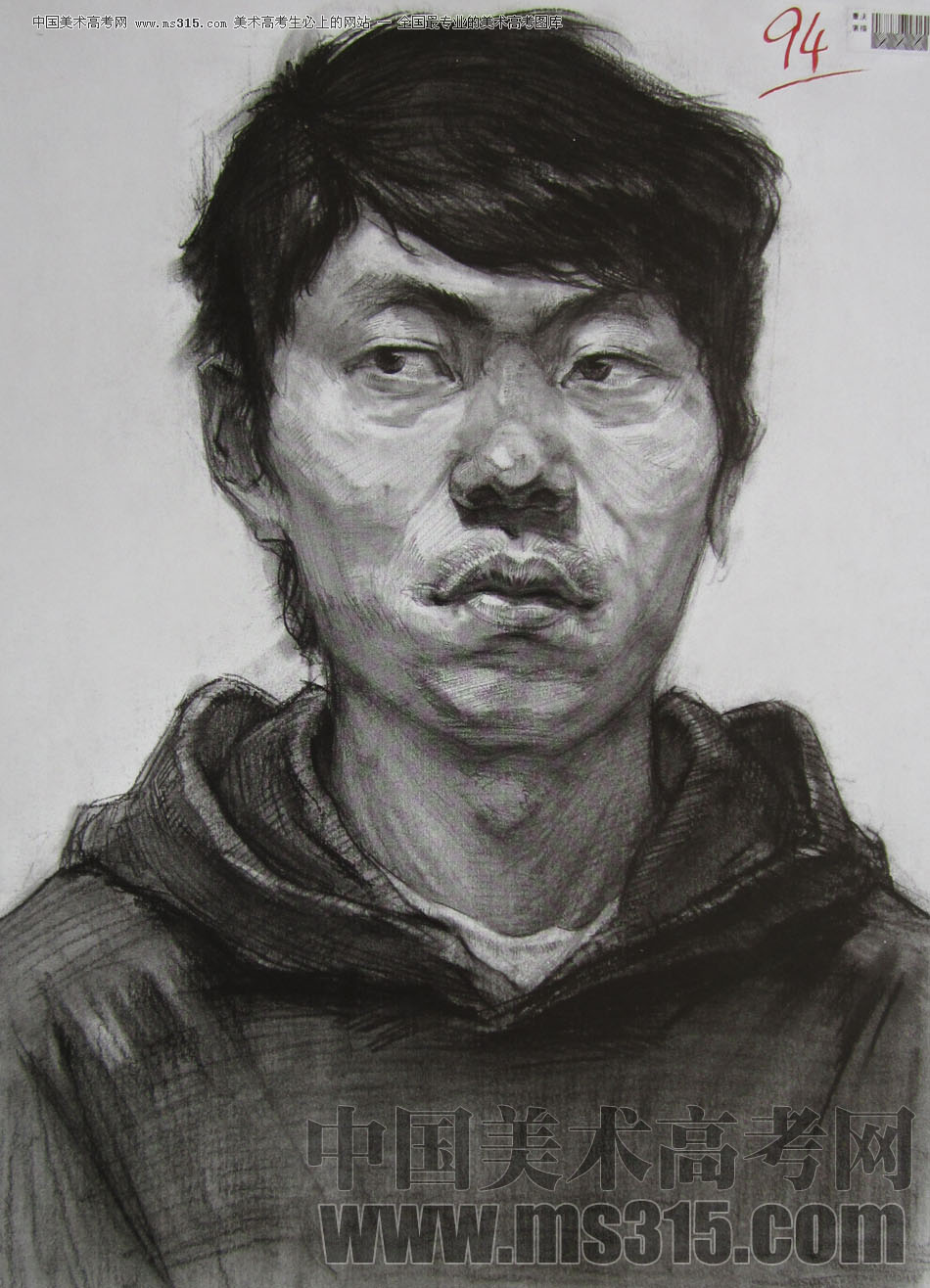 2010年四川美术学院素描优秀试卷10