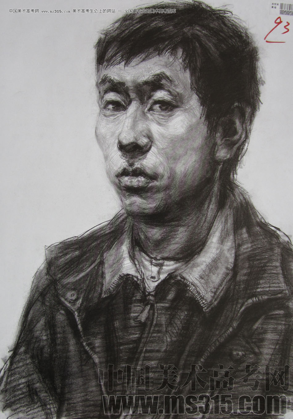 2010年四川美术学院素描优秀试卷17