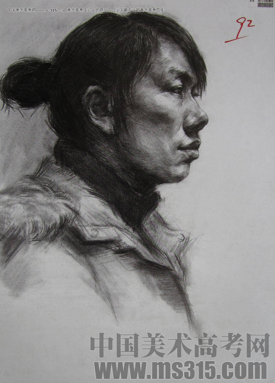 2010年四川美术学院素描优秀试卷18