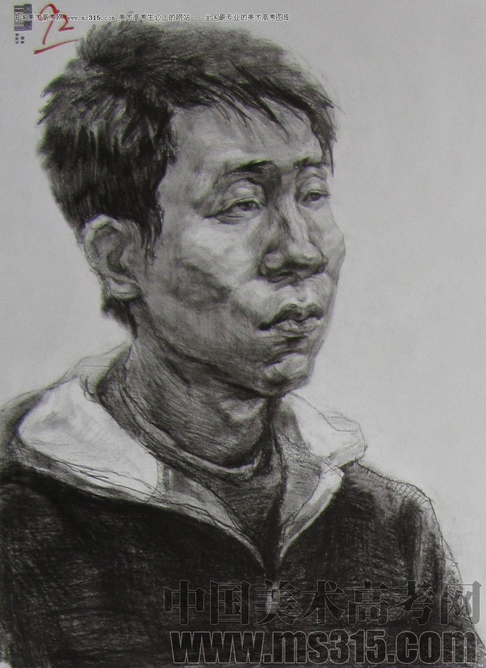 2010年四川美术学院素描优秀试卷20