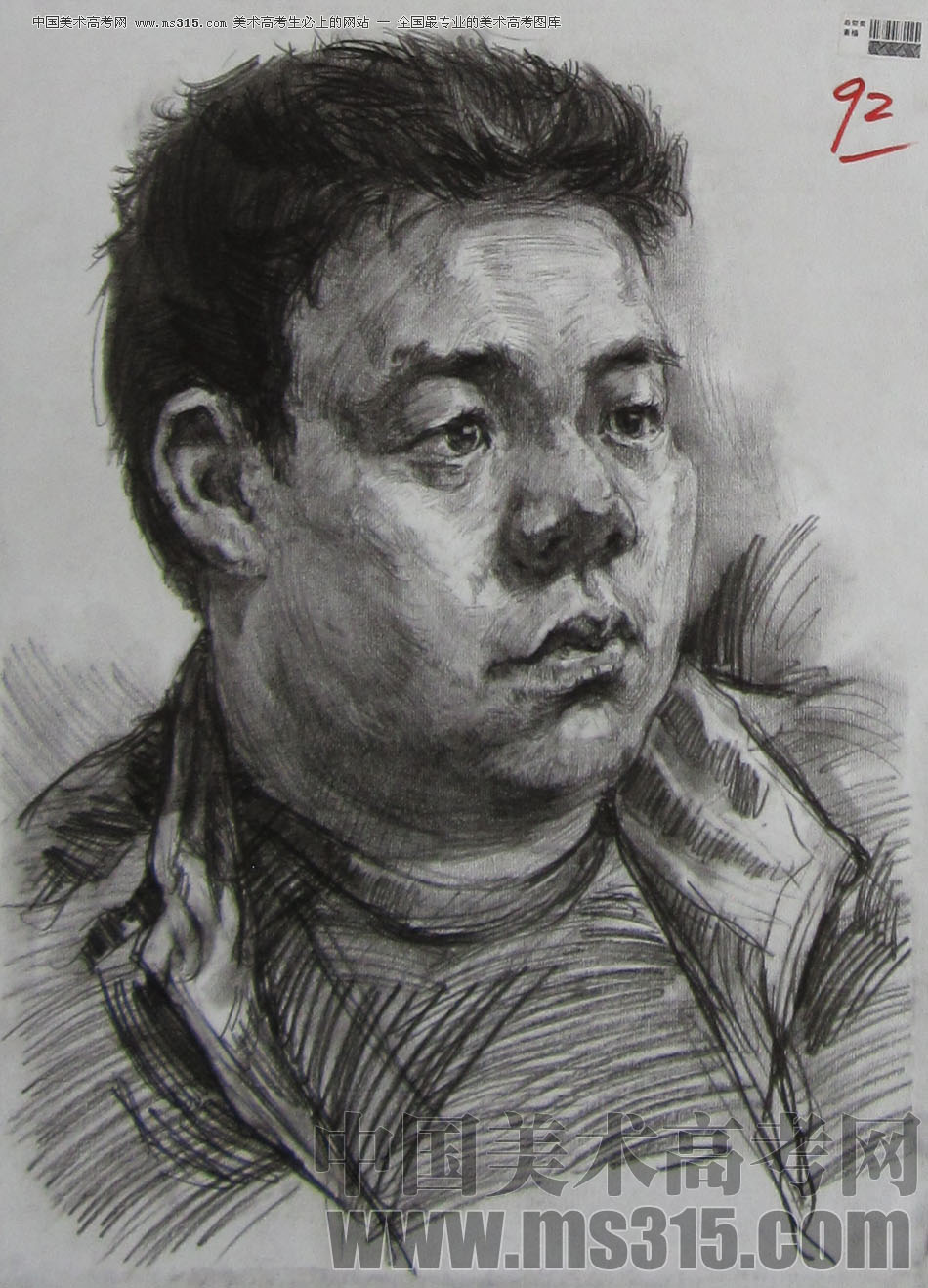 2010年四川美术学院素描优秀试卷22
