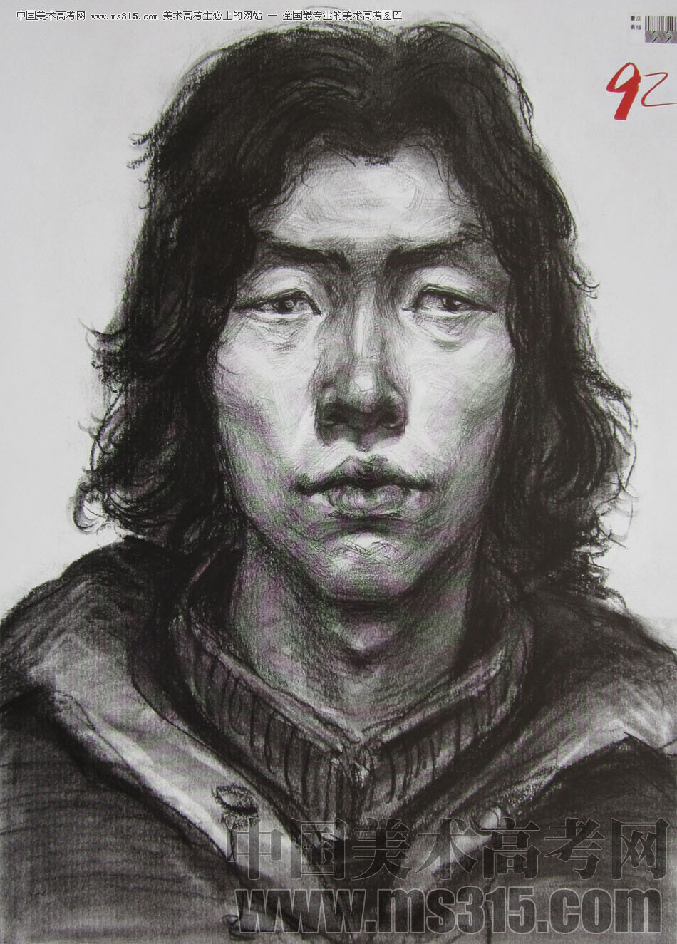 2010年四川美术学院素描优秀试卷26