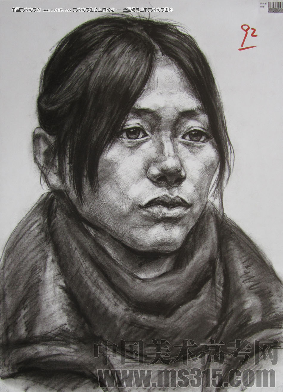 2010年四川美术学院素描优秀试卷27