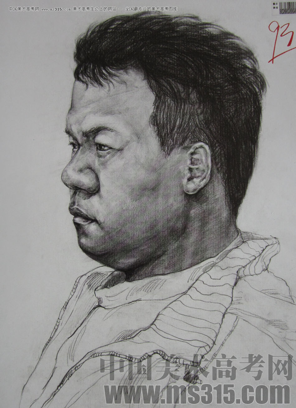 2010年四川美术学院素描优秀试卷28