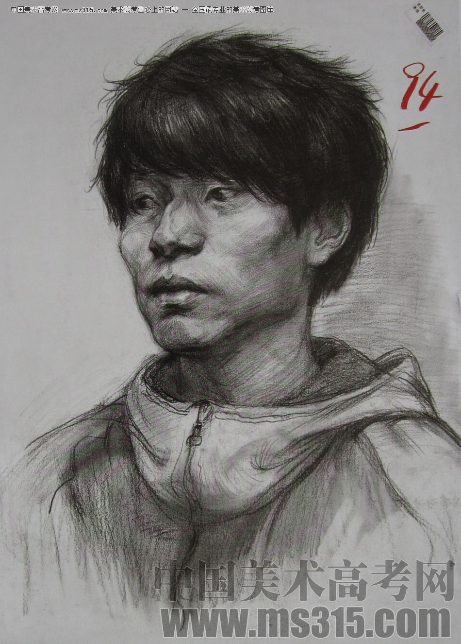 2010年四川美术学院素描优秀试卷30