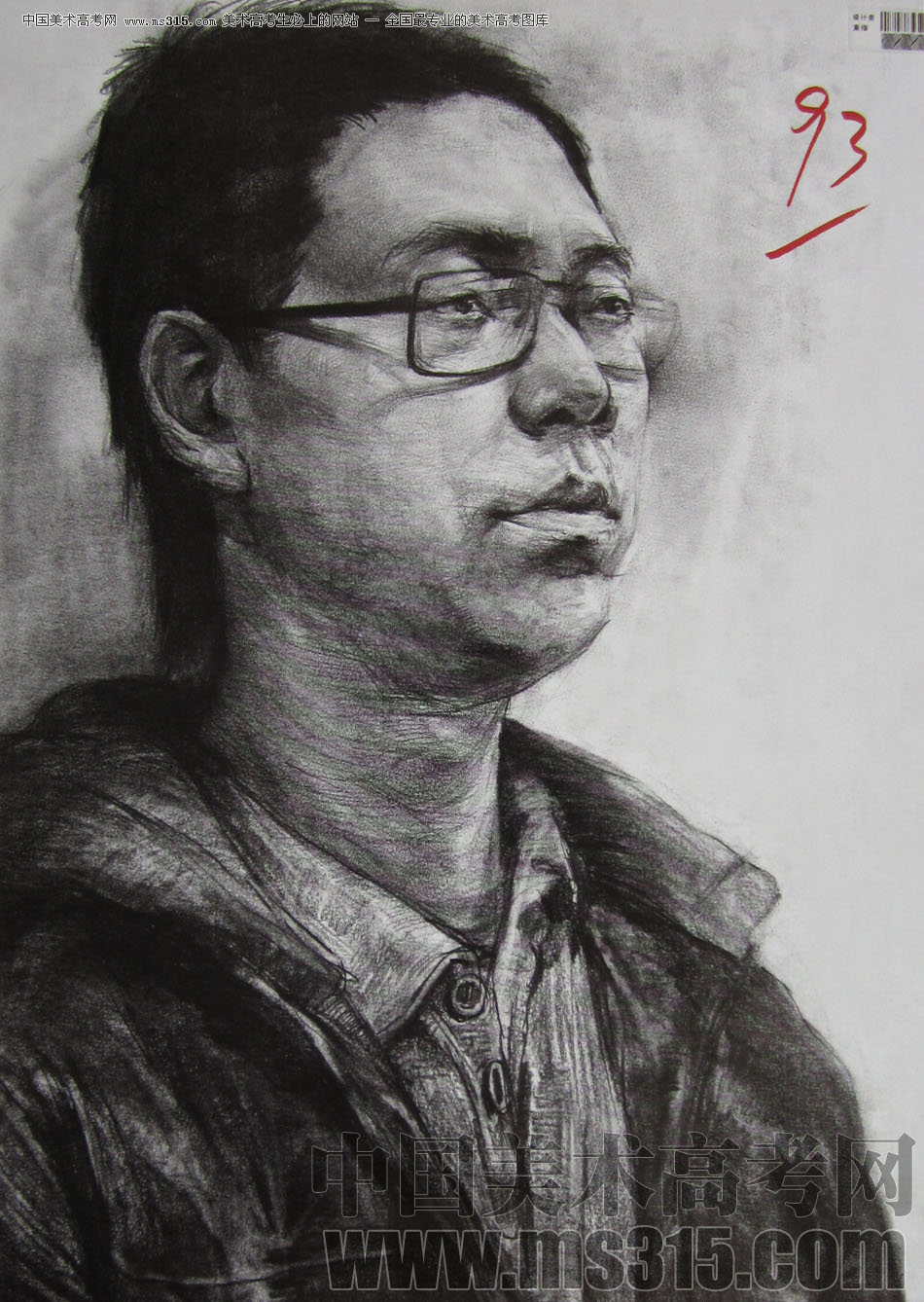 2010年四川美术学院素描优秀试卷31