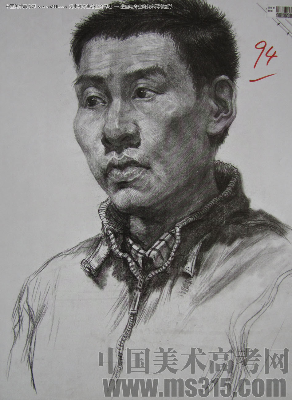 2010年四川美术学院素描优秀试卷32
