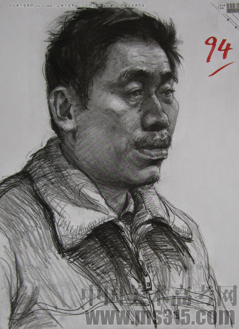 2010年四川美术学院素描优秀试卷40