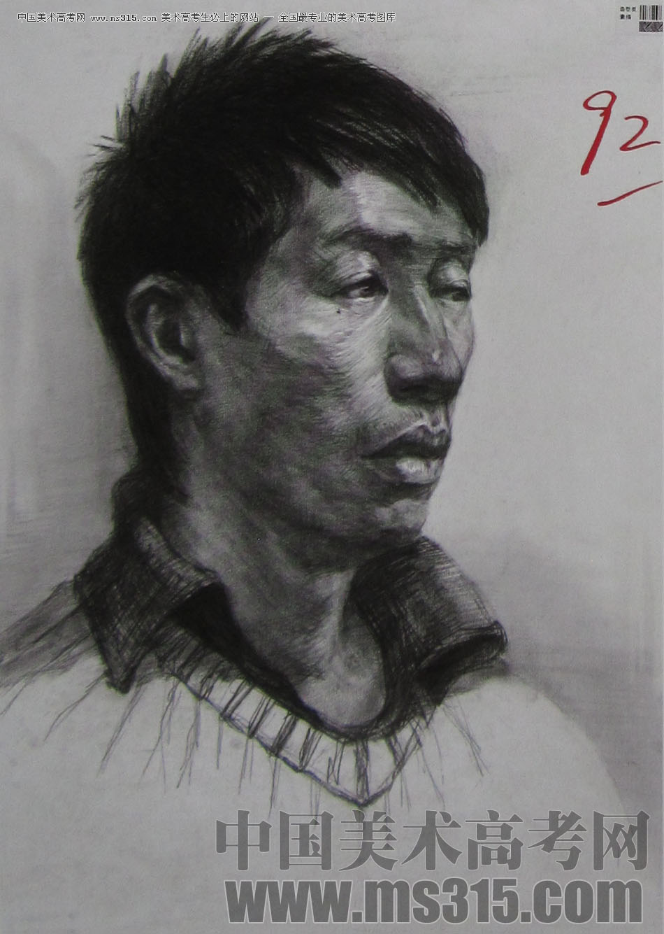 2010年四川美术学院素描优秀试卷46