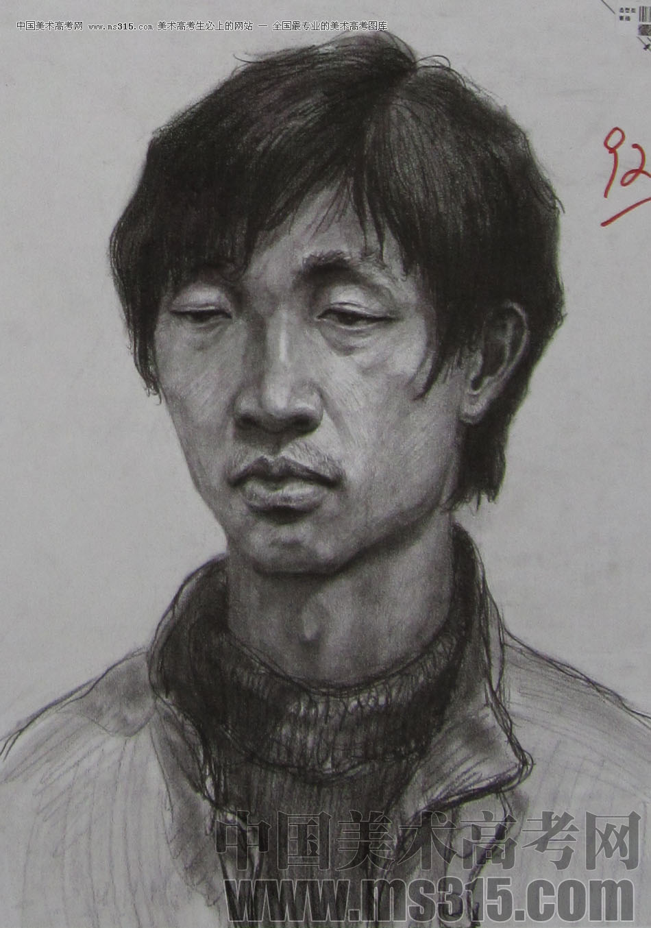 2010年四川美术学院素描优秀试卷47