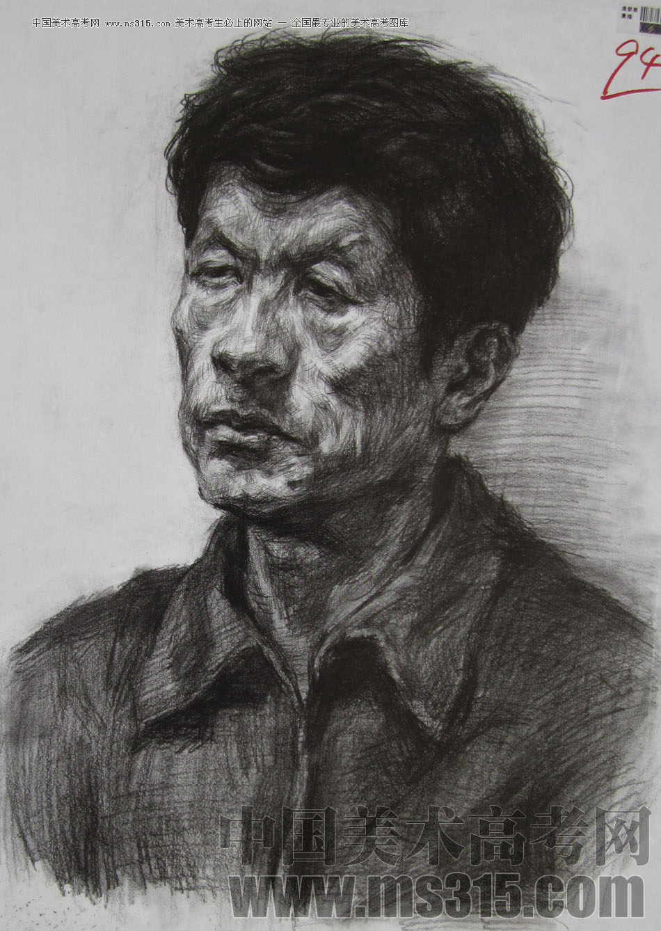 2010年四川美术学院素描优秀试卷50