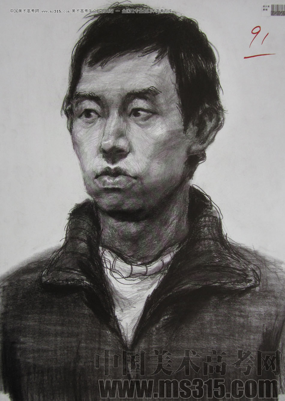 2010年四川美术学院素描优秀试卷56
