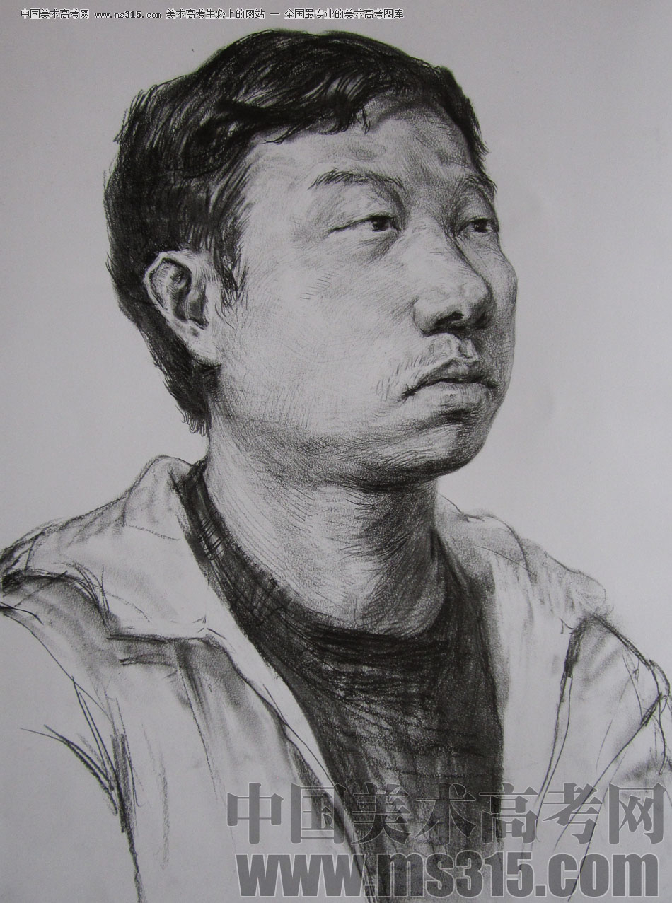 2010年中央民族大学素描优秀试卷1