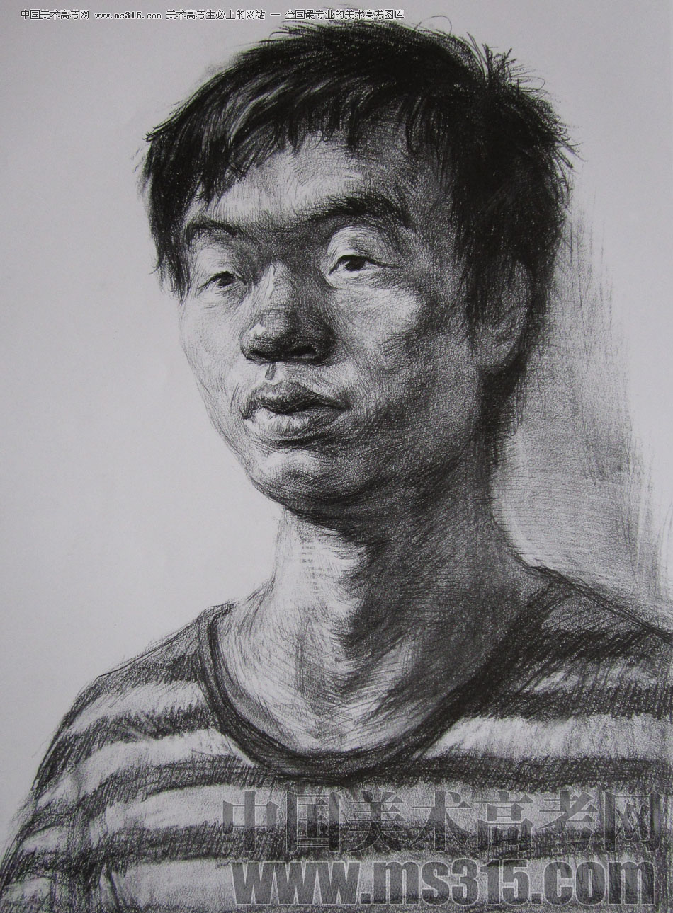 2010年中央民族大学素描优秀试卷3