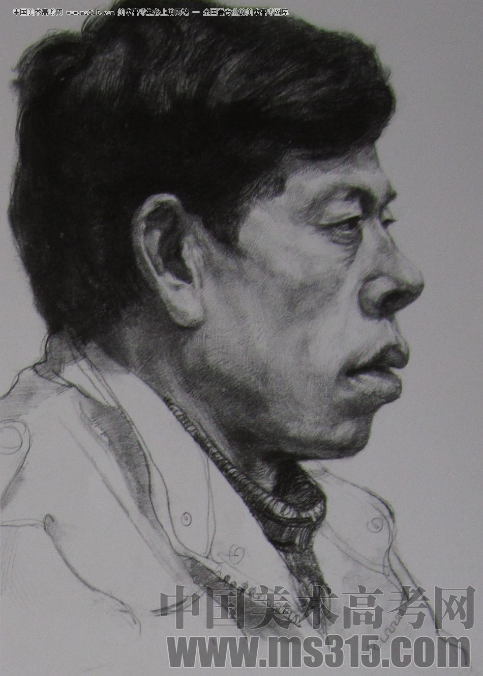 2010年中央民族大学素描优秀试卷5