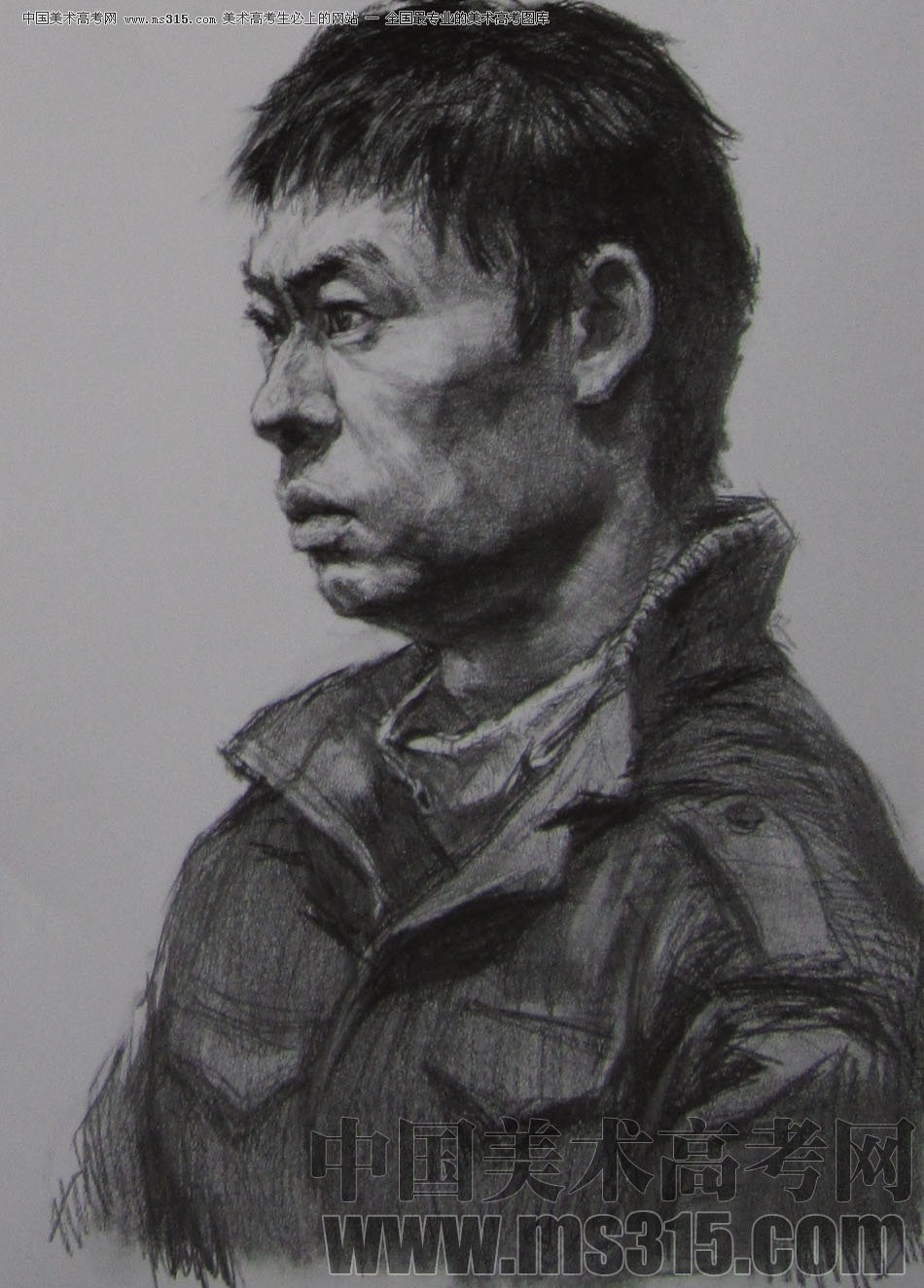 2010年中央民族大学素描优秀试卷6