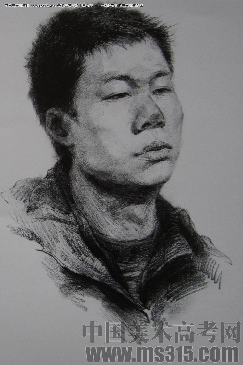 2010年中央民族大学素描优秀试卷8