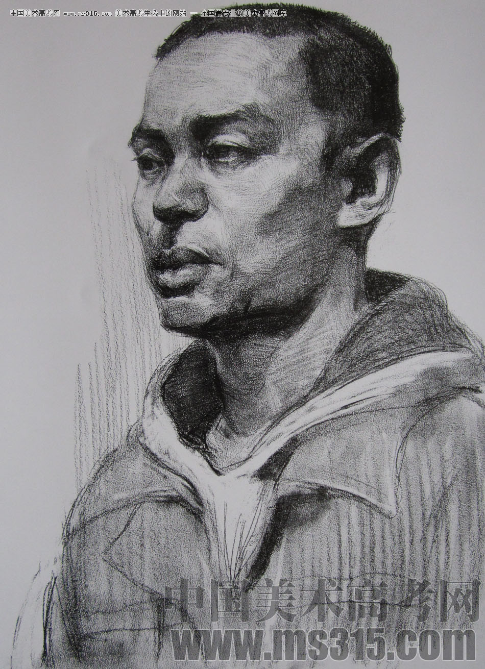 2010年中央民族大学素描优秀试卷11