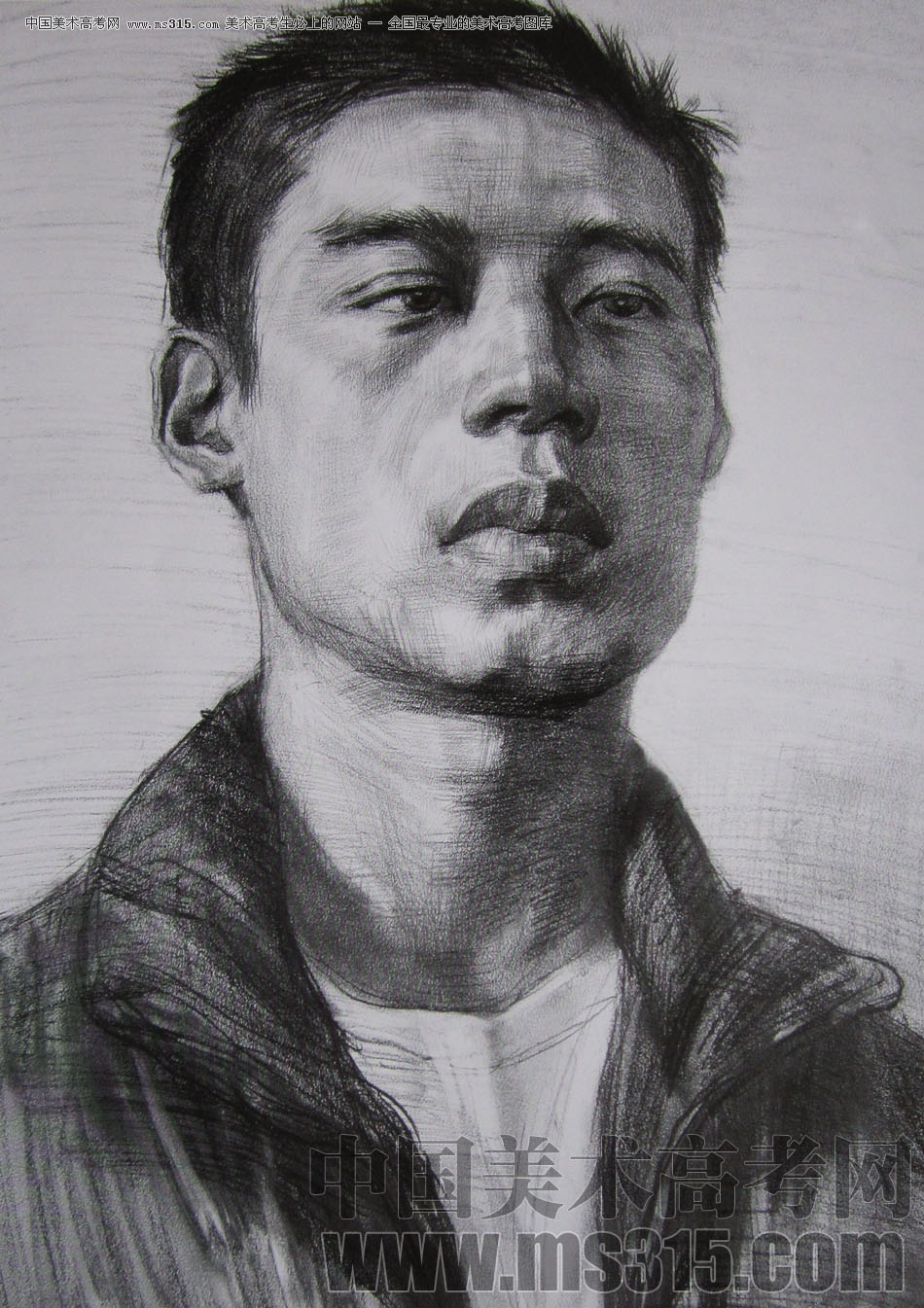 2010年中央民族大学素描优秀试卷12